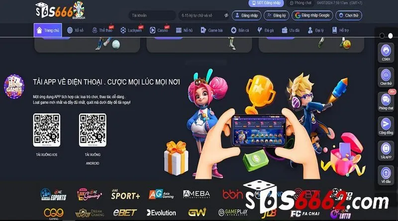 Một số câu hỏi về chủ đề tải app S666